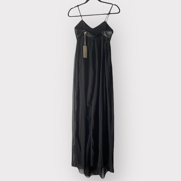 NEW - Diesel chiffon maxi dress size XS - Picture 4 of 4